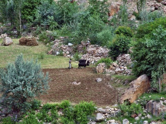 Na cestě z Dušanbe do Chorogu - hranice mezi Tádžikistánem a Afghánistánem